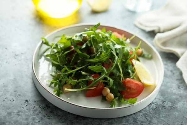 Rucola-Kichererbsen Salat