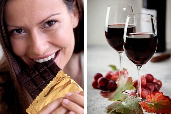 Rotwein und Schokolade - Sirtfood Diät